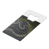 Zoete ontsnapping kredietkaart flessenopener (Achterkant Gekanteld)