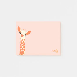 Zoete Oranje Giraffe Post-it® Notes