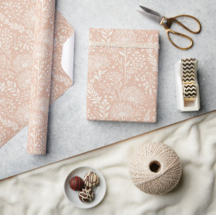 Zoete Paardenbloem Neutraal - Warm Abrikoos Cadeaupapier