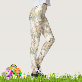 Zoete paasbundels en deaffodils-Leggings Leggings