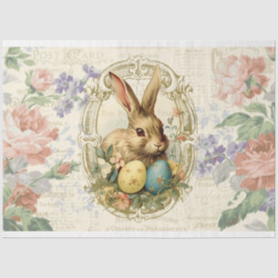 Zoete paashaas Decoupage Tissuepapier