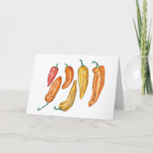 Zoete paprika's kaart