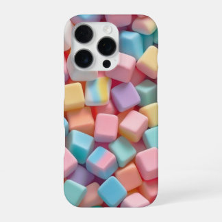 Zoete Pastel Abstracte Blokken Telefoon Sticker iPhone 16 Pro Hoesje