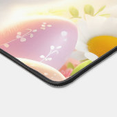 Zoete Pastel Kawaii Kitten Pasen Eieren Bureaumat (Hoek)