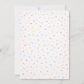 Zoete Pastel Waterverf Ijsje Baby Shower Kaart (Achterkant)