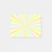 Zoete pastels draaiende wiel barst uit post-it® notes (Voorkant)