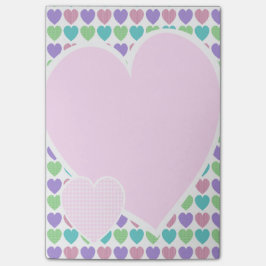 Zoete patroon harten post-it® notes