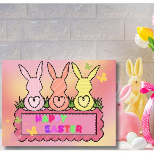 Zoete peeps verzenden feestdagenkaart