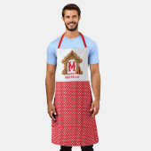Zoete peperkoek gepersonaliseerd schort (Gedragen)