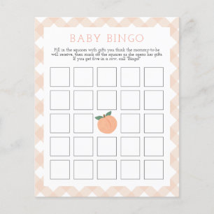 zoete perzik Baby Bingo Douche Spel