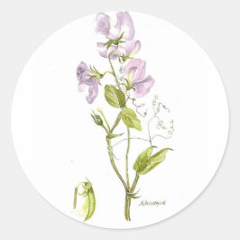 zoete peulen ronde sticker