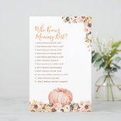 Zoete pompoen rustieke bloemen die mama het beste (Staand voorkant)