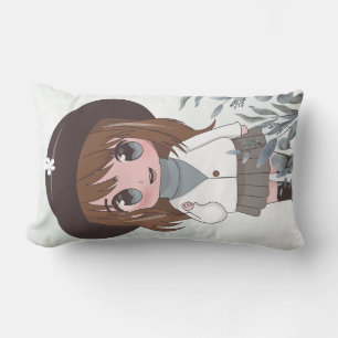 zoete poppen in anime-stijl kussen
