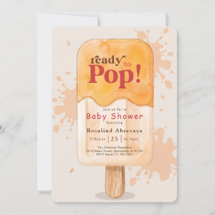 Zoete Popsicles klaar voor de babyborrel Kaart