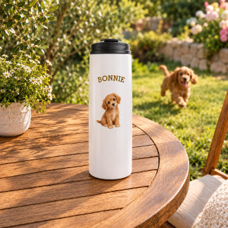 Zoete Puppy Dagelijkse Thermische Bekerkop Thermosbeker