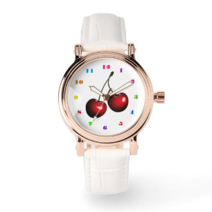 Zoete Rode Kersen Horloge