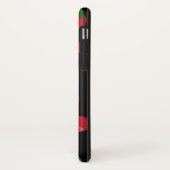 zoete rode kersen patroon monogrammen Case-Mate iPhone case (Achterkant/links)