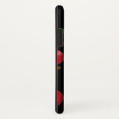 zoete rode kersen patroon monogrammen Case-Mate iPhone case (Achterkant / rechts)