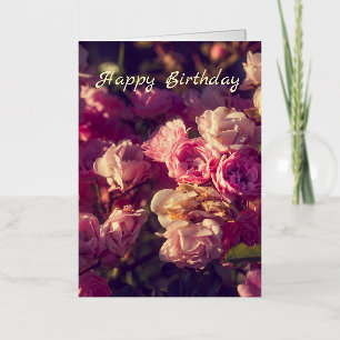 Zoete rode rozen gepersonaliseerd folie wenskaart