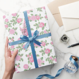 Zoete roze Camellia bloemen Cadeaupapier