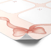 Zoete Roze Lams Babyshower Verwachte Bevalling Dat Poster (Hoek)