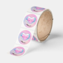 zoete roze liefdevolle hart