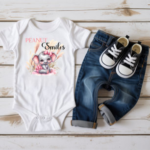 Zoete Roze Olifant - Pindachuimels Romper