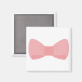 Zoete roze strik magneet (Voorkant / Achterkant)