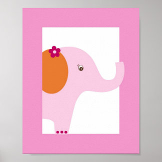 Zoete Safari Jungle Dieren Kinderkamer Muur Kunst Poster