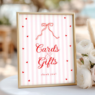 Zoete schat babyshower Kaarten & Cadeaus Bord Poster