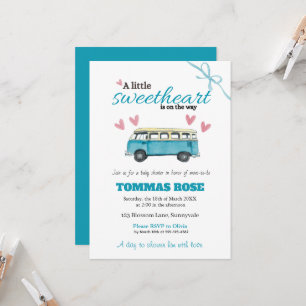 Zoete schat babyshower uitnodiging