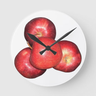 Zoete & scherpe rode appels - biologische fruitpri ronde klok