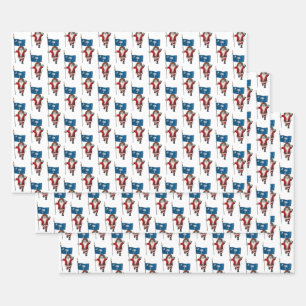 Zoete Sinterklaas Bezoeken South Carolina Inpakpapier Vel