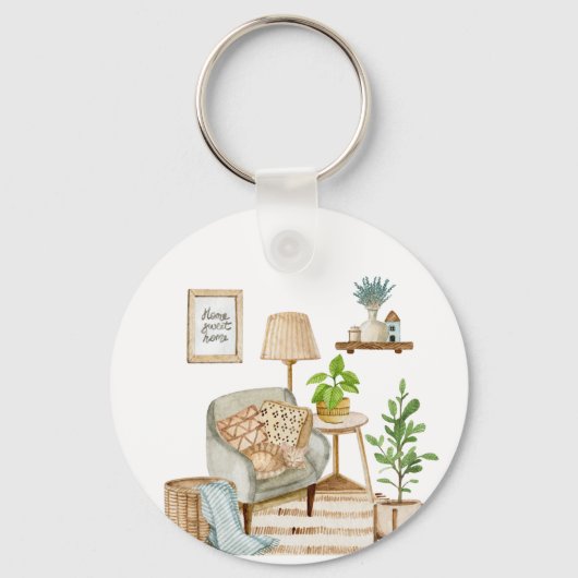 Zoete sleutelhanger voor thuisgebruik (Voorkant)