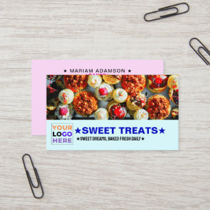 Zoete Slogan met Bakkerijlogo (Banketbakker) Bakke Visitekaartje