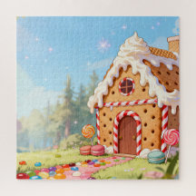 Zoete Snoep Cottage Legpuzzel