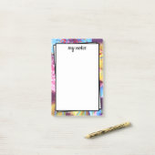 Zoete Snoep kleurrijke achtergrond Post-it® Notes (Op bureau)