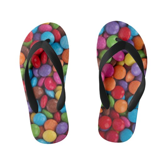 Zoete snoepjes kinder teenslippers (Voetbed)