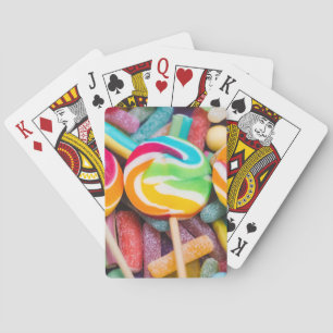 zoete snoepjes pokerkaarten