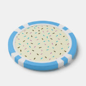 Zoete Sprinkles Poker Chips (Vanille Cream) (Enkel)