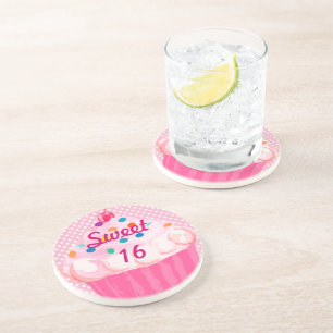 Zoete Stippen 16 Cupcake Onderzetters
