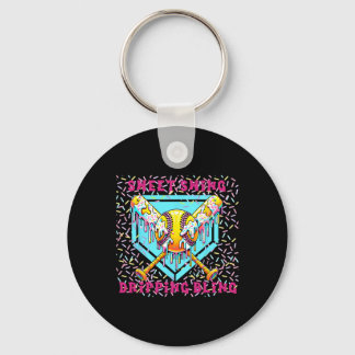 Zoete Swing Zachte Thuisplaat Met Ijs Drip  Sleutelhanger