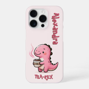 Zoete Tea-Rex Gepersonaliseerde Dinosaur Animal Wo iPhone 16 Pro Hoesje
