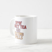 Zoete thee en cellen koffiemok (Voorkant links)