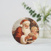 Zoete Tradities – Het Kerstcadeau van Sinterklaas” Feestdagenkaart (Staand voorkant)