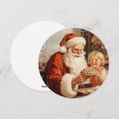 Zoete Tradities – Het Kerstcadeau van Sinterklaas” Feestdagenkaart (Voorkant / Achterkant)