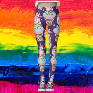 Zoete trots eenhoorn leggings