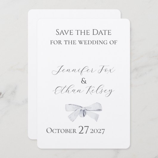 Zoete Tuin Save The Date (Voorkant / Achterkant)