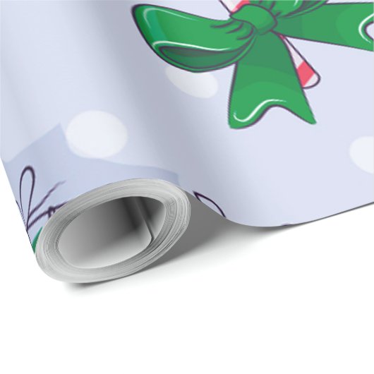 Zoete Uil in Kerstmis Cadeaupapier (Rol Hoek)