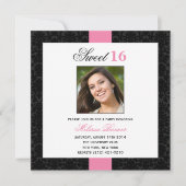 Zoete uitnodiging 16 Birthday Party (Voorkant)